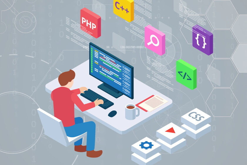 Foto de una persona desarrollando