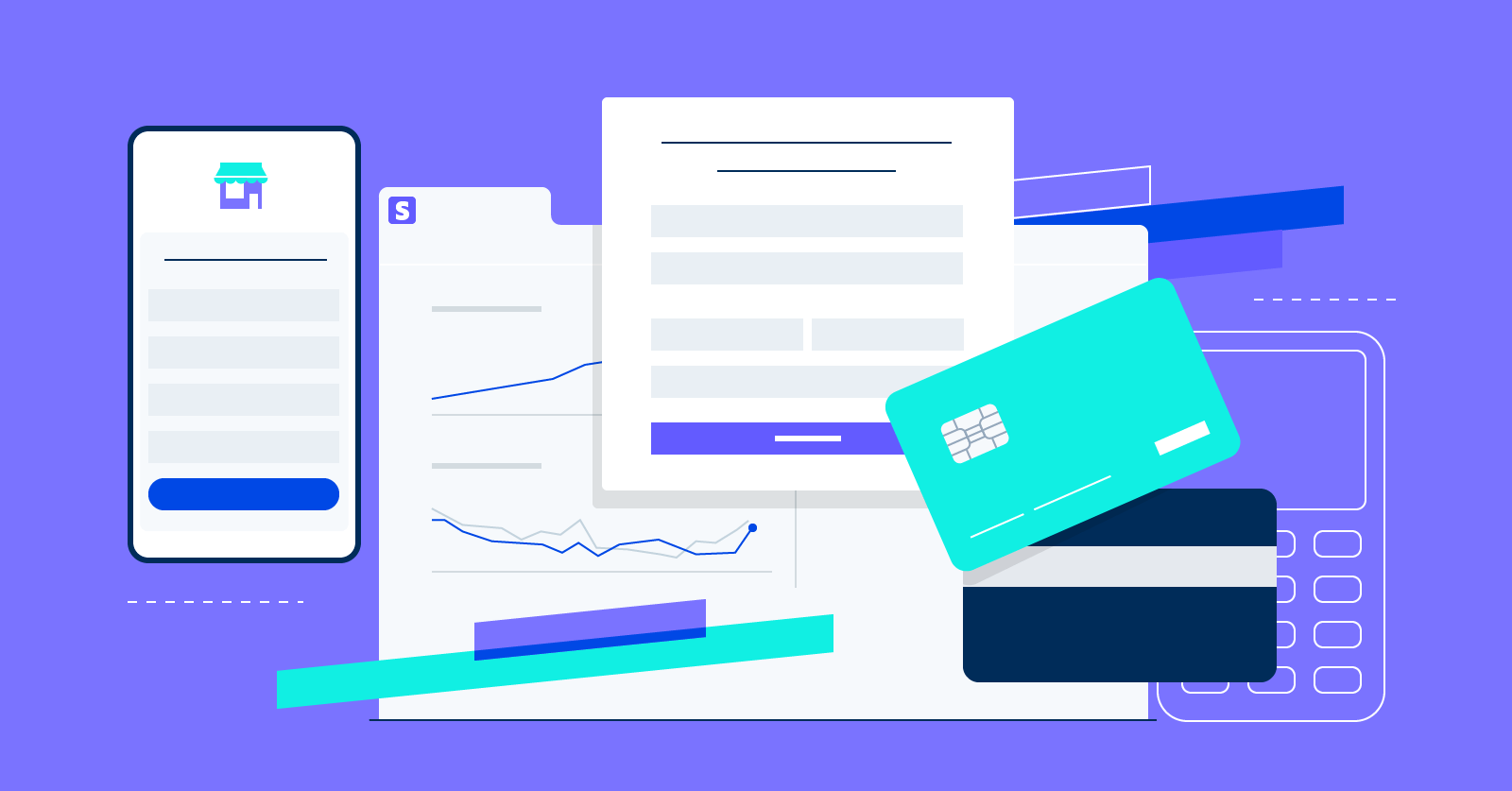 Dashboard de Stripe mostrando análisis de pagos