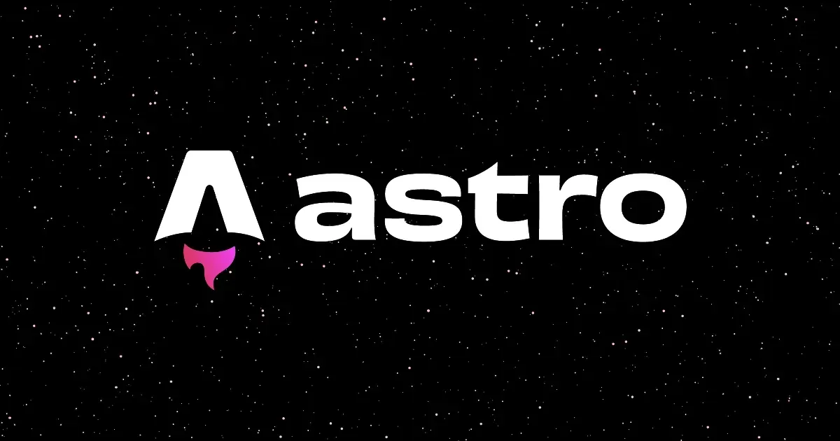 Imagen conceptual de desarrollo web moderno usando Astro