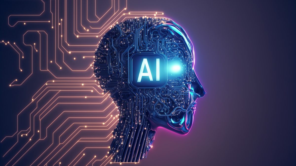 Ilustración conceptual de inteligencia artificial generativa aplicada en distintos ámbitos.