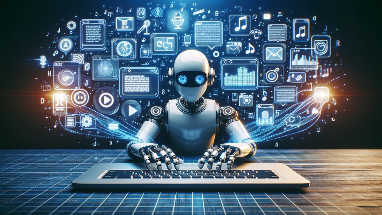 Ilustración de un recomendador de productos con inteligencia artificial mostrando sugerencias personalizadas
