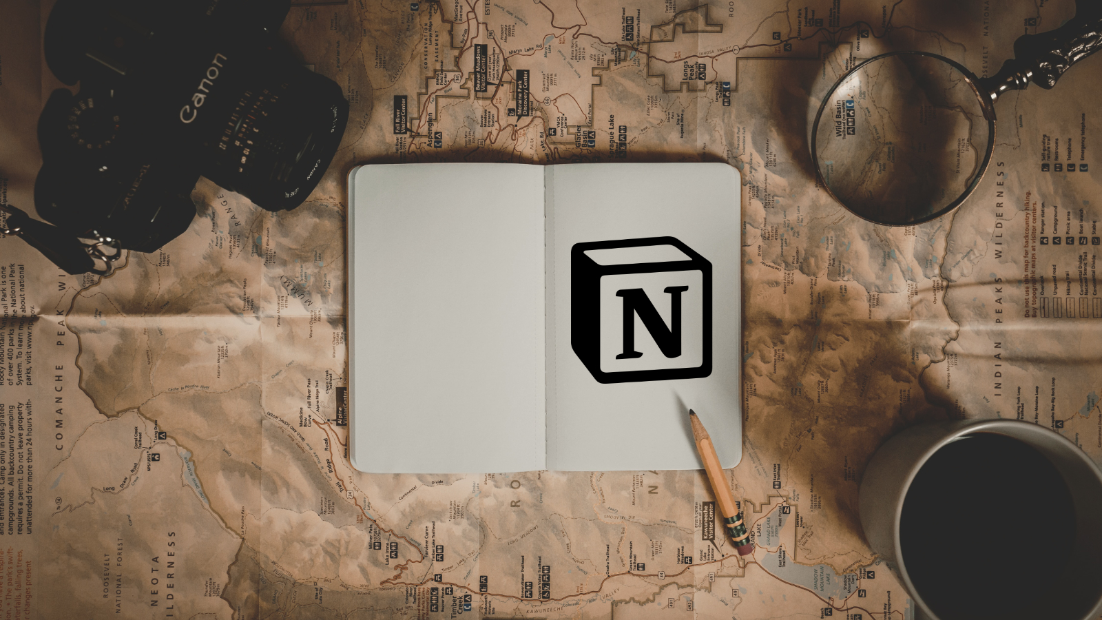 Pantalla de inicio de Notion mostrando una página con tareas y notas organizadas