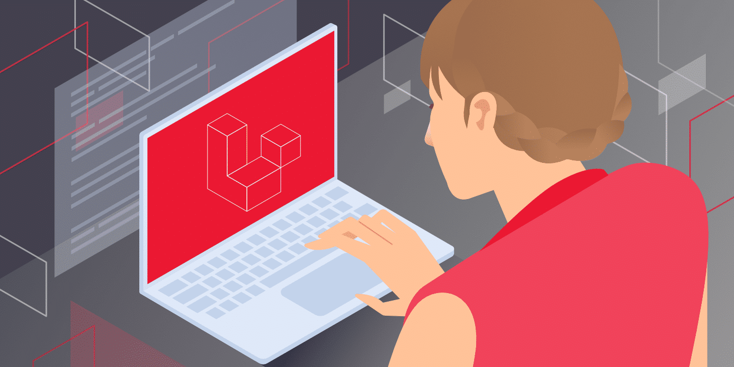 Desarrollador integrando páginas estáticas en un proyecto Laravel